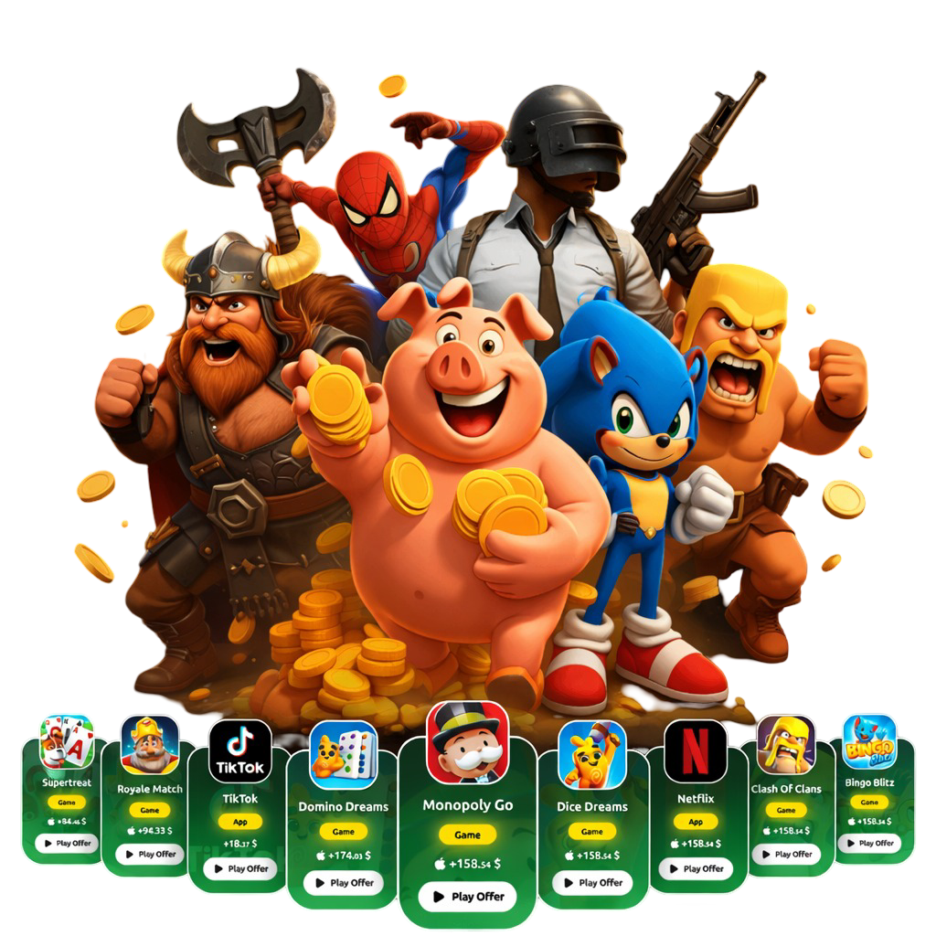 Popular Games on Reward Tap